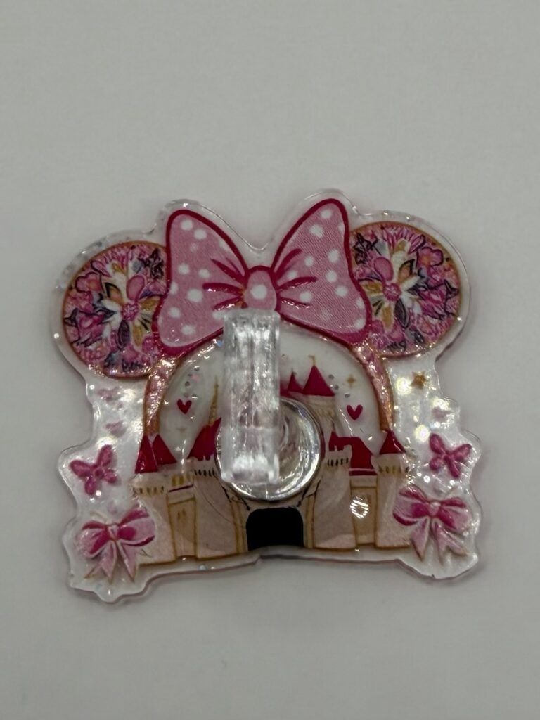 Pink mouse palace stand