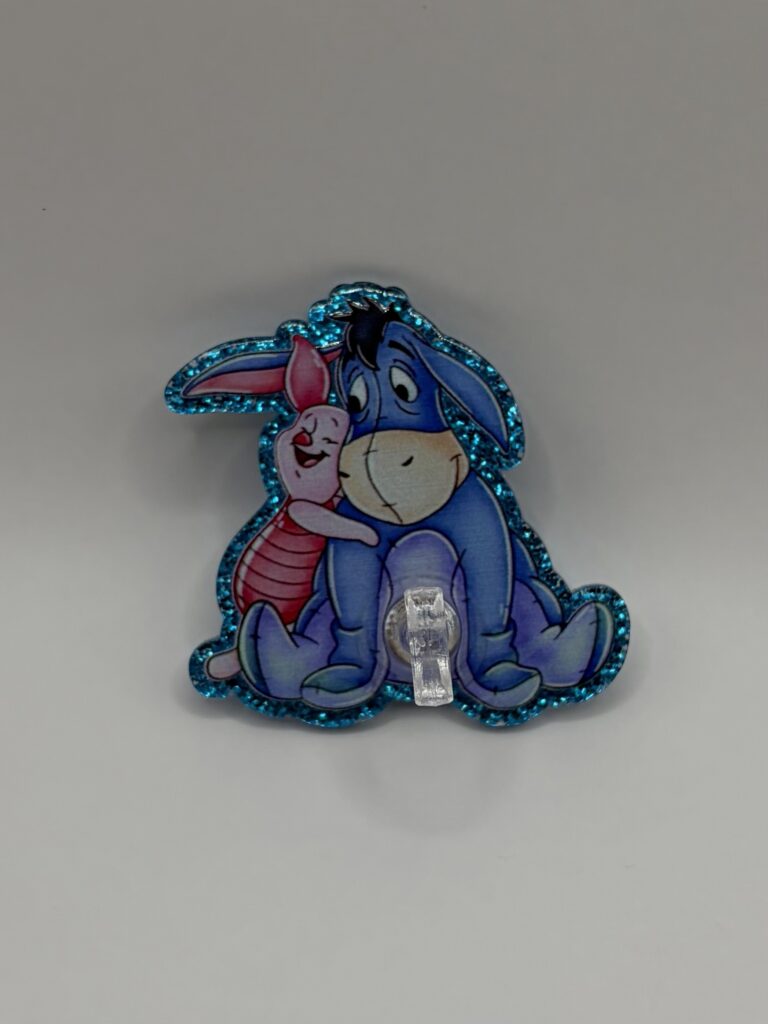 Piggie and donkey stand