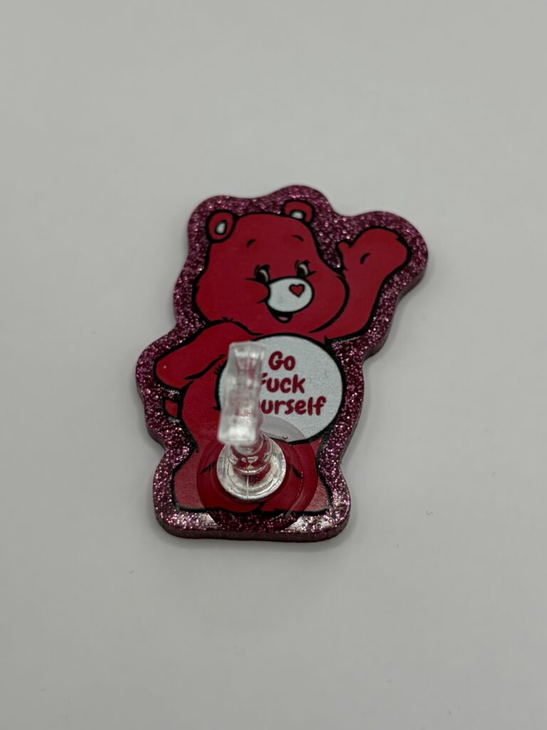 Swear bear red stand